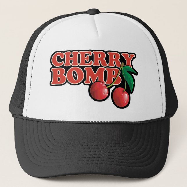 Cherry Bomb Trucker Hat (Front)