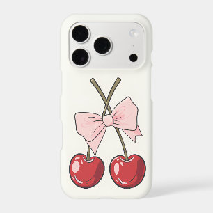 Cherry Bow iPhone Case Cute Pink Coquette