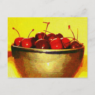 Cherry Bowl Postcard