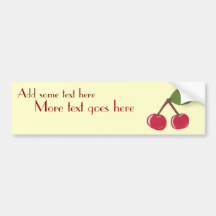 Cherry Bumper Sticker