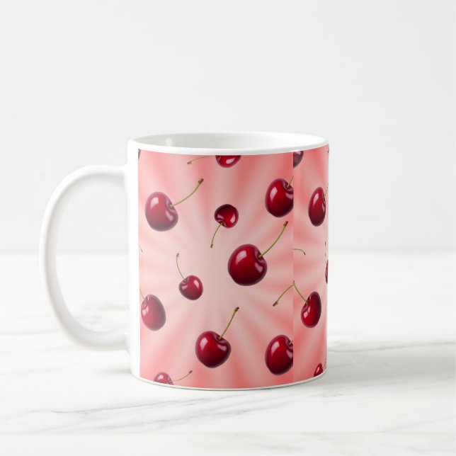 Cherry Burst Coffee Mug (Left)