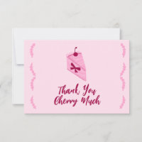 Cherry Cake Pink Ruffle Bridal Shower 