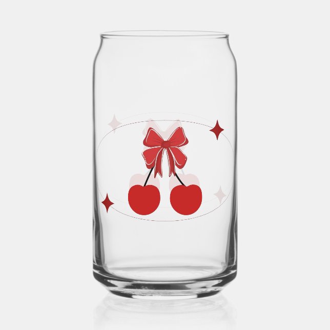 Cherry Can Glass (Front)