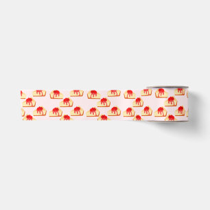 Cherry Cheesecake Dessert Satin Ribbon