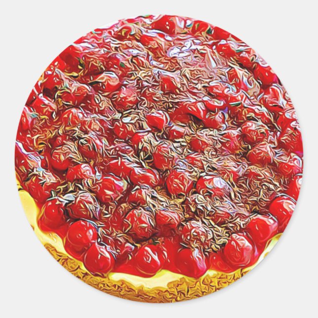 Cherry Cheesecake  Stickers (Front)