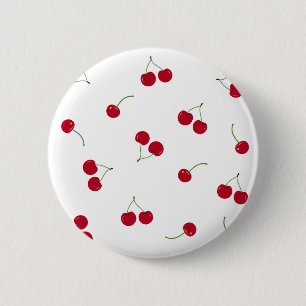 Cherry Cherries 6 Cm Round Badge