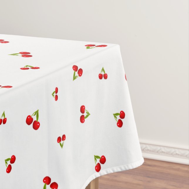 Cherry,cherries,fruits pattern   tablecloth (In Situ)