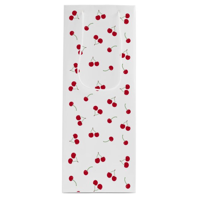 Cherry Cherries Wine Gift Bag (Front)