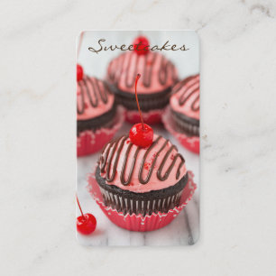 Cherry Chocolate Bakery Business Card