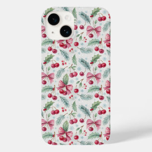 Cherry Christmas Case-Mate iPhone 14 Case