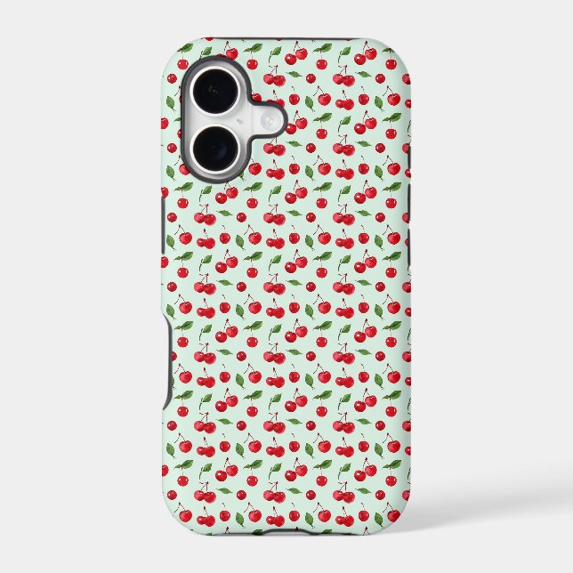 Cherry Coded Tough Case for iPhone (Back)