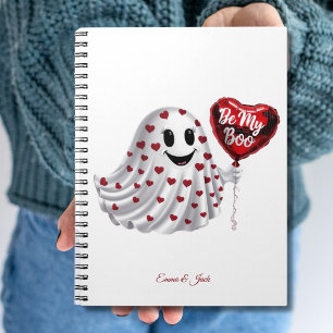 Cherry Coded Valentine's Day Customisable Notebook