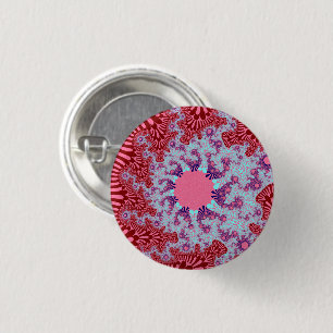 Cherry Cola Sunburst 3 Cm Round Badge