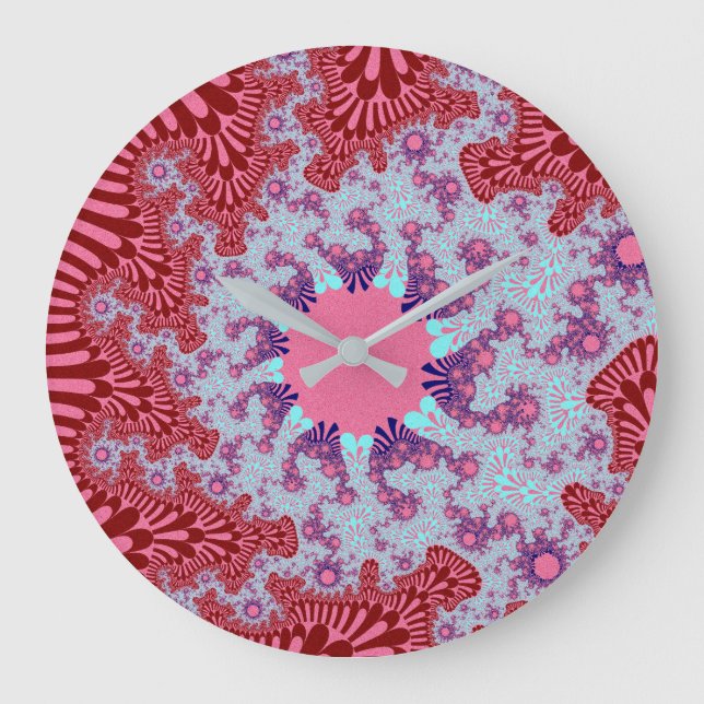 Cherry Cola Sunburst Large Clock (Front)