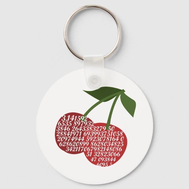 Cherry Complete Pi Key Ring (Front)