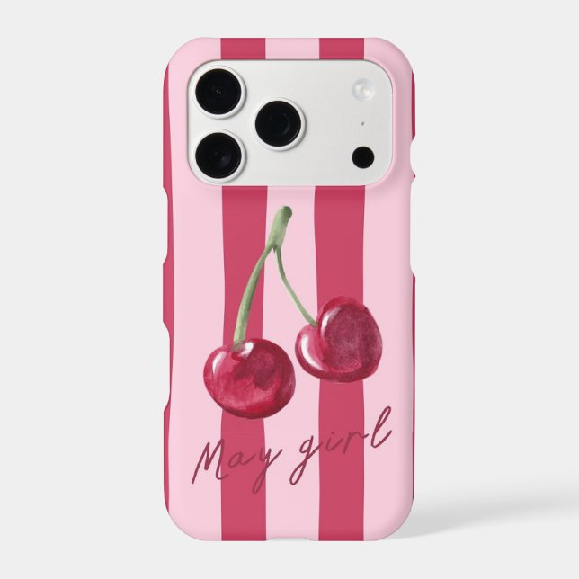 Cherry Coquette Stripes (Back)