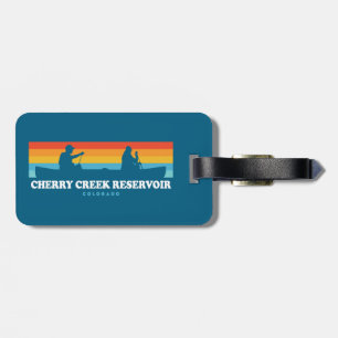 Cherry Creek Reservoir Colorado Canoe Luggage Tag