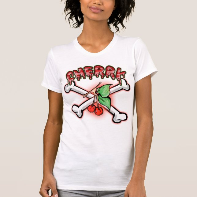 Cherry & Crossbones T-Shirt (Front)