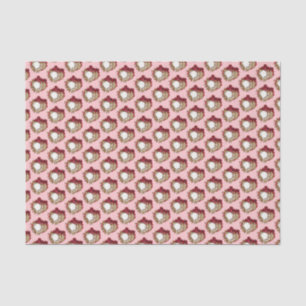 Cherry Crumble Cobbler Dessert Ice Cream Food Tissue Paper