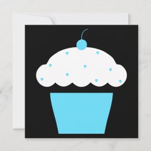 cherry cupcake invitation