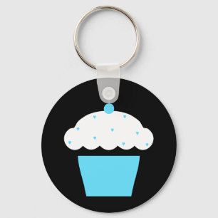 cherry cupcake key ring