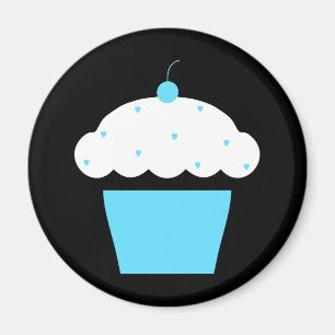 cherry cupcake magnet