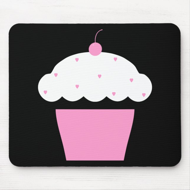 cherry cupcake mouse pad (Front)