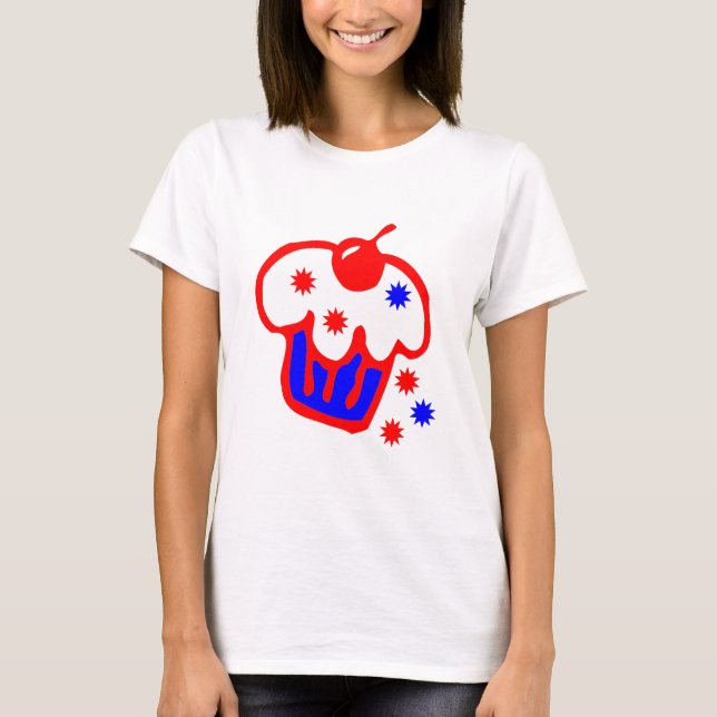 cherry cupcake T-Shirt (Front)