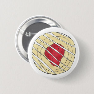 Cherry Danish Viennoiserie Pastry Chef Bakery 6 Cm Round Badge