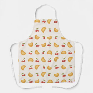 Cherry Dumplings Pattern Apron - Cute Kitchen Gift