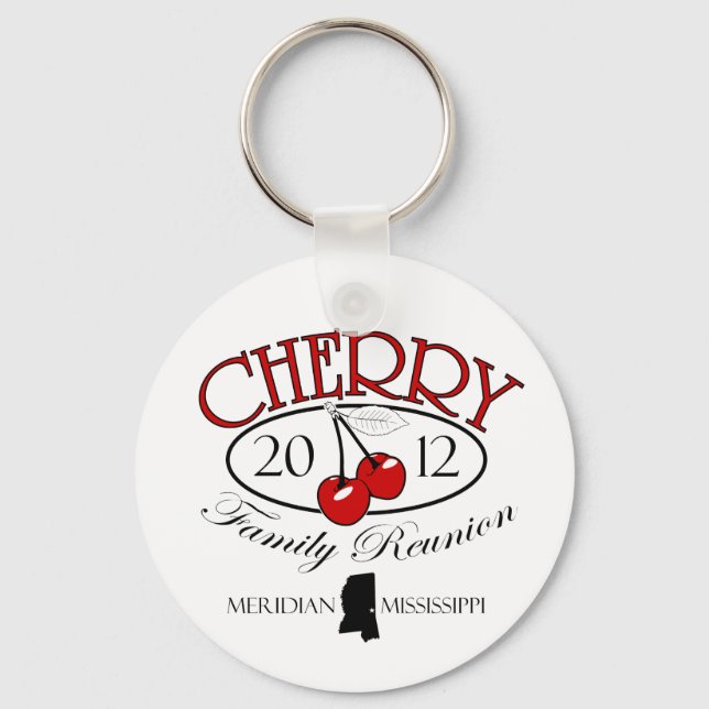 Cherry family Reunion keychain light (Front)