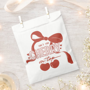 Cherry First Coquette Girls 1st Birthday Favour Bags