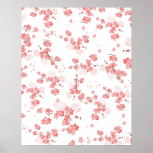 Cherry Flower 2 Poster
