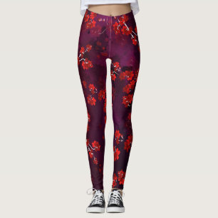 Cherry Flower 3 Leggings