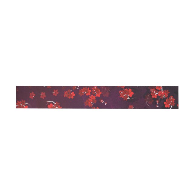 Cherry Flower 3 Wrap Around Label (Individual)