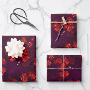 Cherry Flower 3 Wrapping Paper Sheet