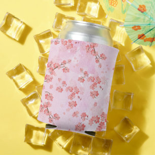 Cherry Flower Can Cooler