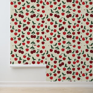 Cherry Fruit: A Sweet and Juicy Pattern Wallpaper