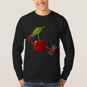 Cherry, Fruit Costume Workout Bodybuilding Lift Gy T-Shirt