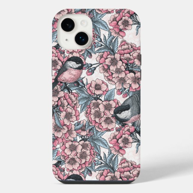Cherry garden iPhone case (Back)