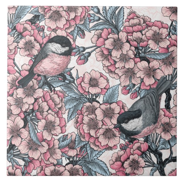 Cherry garden tile (Front)