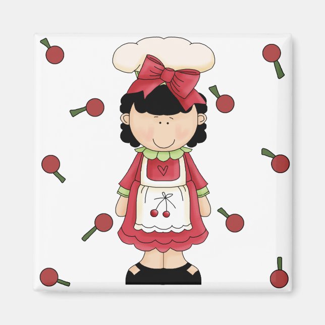 Cherry Girl Magnet (Front)