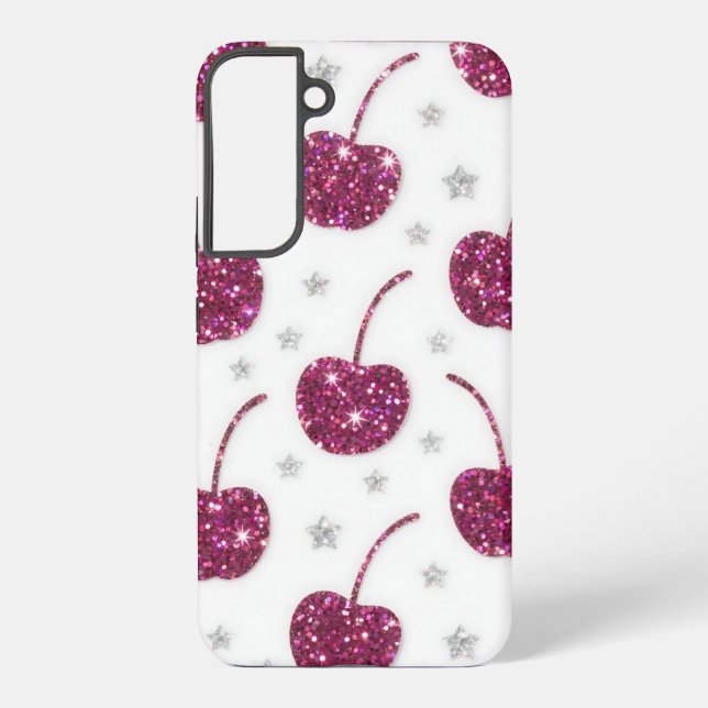 Cherry Glamour Y2K Aesthetic Samsung Galaxy S22+ Case (Back)