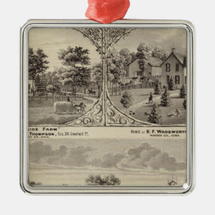 Cherry Grove, Hillside Farm Metal Tree Decoration