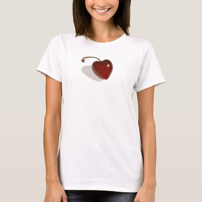 Cherry Heart T-Shirts - Customisable (Front)