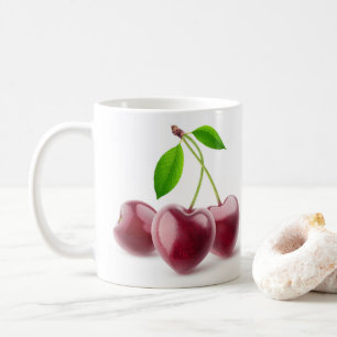Cherry hearts coffee mug