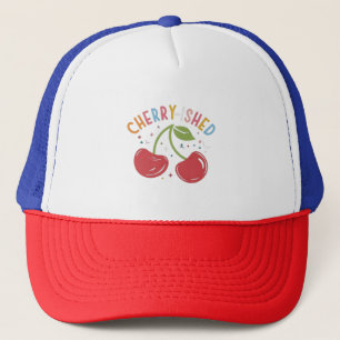 Cherry-ished: Sweet and Stylish T-Shirt Design Trucker Hat