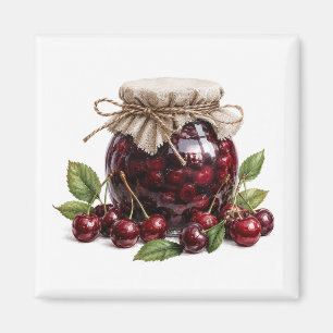 Cherry Jam Magnet  