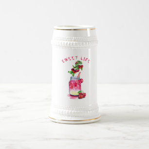 Cherry Juice Cool Drink Summer Party Beer Stein