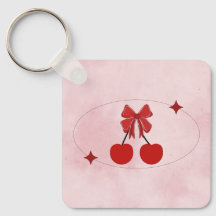 Cherry Keychain